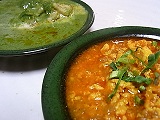 キーマカレー・チキンサグ