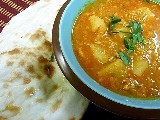キーマカレー・ナン
