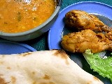 ムングダールカレー・タンドリーチキン