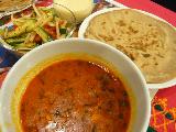 チキンカレー・チャパティ