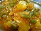 じゃがいもといんげんのカレー