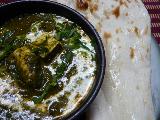 ほうれん草とチーズのカレー・ナン