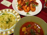 チキンカレー・ピラフ・タンドリープラウン