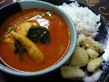 フィッシュカレー・サラダ